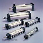 TAIYO (formerly Kuroda Pneumatics) General-purpose pneumatic cylinder 10A-6 series, axis-perpendicular foot type