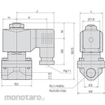 CKD Pilot Kick Type 2 Port Diaphragm Drive Valve Open Type APK, ADK When Energized