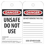NMC Danger Unsafe Do Not Use Tag