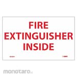 NMC Fire Extinguisher Inside Label