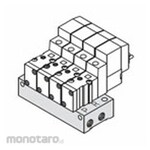 SMC 3 Port Solenoid Valve Rubber Seal Manifold For Internal Pilot SS3YJ3 Series
