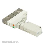 SMC 5 Port Solenoid Valve Base Mounted Plug-In Unit VQ210 Series
