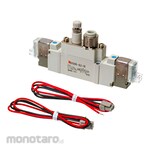 SMC 5 Port Solenoid Valve Body Ported External Pilot Type Dual 2 Port Solenoid Valve Single Unit SY5A2 Series