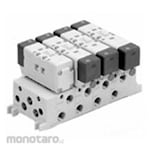 SMC 5-port Solenoid Valve ISO Standard Compliant Manifold for VQ Series