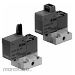 SMC Base Piping Type/3 Port Solenoid Valve/Rubber Seal SY124 Series
