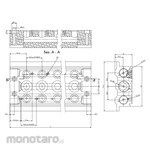 Vesta Double Inlet Manifold For Assembling Valves and Solenoid Valves G1/4inch