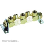 CHIYODA TSUSHO Free Joint 2 5WAY R1 / 4 (Manifold 5 Cabang)