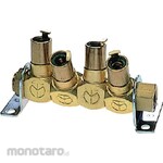 CHIYODA TSUSHO Free Joint 3 4WAY 6mm (Manifold 4 Cabang)
