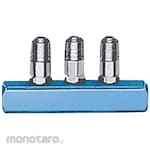 NITTO KOHKI Micro Line Coupler (Kopler 3 Cabang)