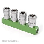 TEKIRO Air Quick Coupler 4 Way (Kopler Cabang 4)