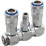 monotaro Branching Line Coupler (Rotary) (Kopler 2 Cabang)