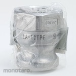 NITTO KOHKI Lever Lock Coupler Plug (for Male Screw Mounting) (Kamlok)