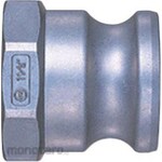 NITTO KOHKI Lever Lock Coupler Plug LA Type (for Male Thread Mounting) (Kamlok)