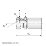 BRIDGESTONE Coupling Coupling NSF/NU Straight (Kopler)