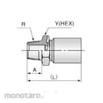 Bridgestone Coupling MTF/ Male P.T