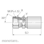 Bridgestone Coupling NPM Metric Thread (Kopler)