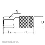 Junkosha Junron Ultra-small One-touch Coupling Female Sockets