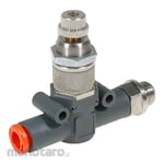 Metalwork Quick-exhaust Valve with Regulated Exhaust