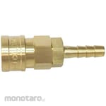 NITTO KOHKI Hi Coupler Socket (for Hose Mounting) Made of Brass (Kopler)