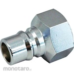 NITTO KOHKI High Coupler (Large Diameter) (for Male Thread Mounting) Plug