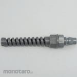 NITTO KOHKI High Coupler Ace Plug (for Attaching Urethane Hose / With Spring Nut)