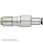 NITTO KOHKI Small Coupler Socket (With Tube Fitter)