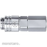 NITTO KOHKI Small Coupler Socket (for Male Thread Mounting)