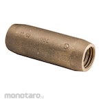 Nvent Erico Threaded Coupler for Copper-Bonded Ground Rod, Threaded