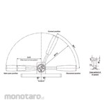 NITTO KOHKI Plate for Mounting Multi Coupler Socket Side