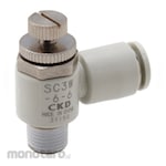 CKD Flow Speed Control Valve Elbow Type with Push-in Joint SC3W Series