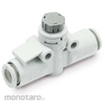 SMC Speed Controller/Clean/Low Particle Generation 10-AS Series 10-AS1002FG