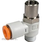 SMC Tamper-proof Speed Controller AS Series with One-touch Fittings