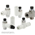 SMC With Speed Controller One-touch Fitting for Low Speed Control AS-FM Series AS1001FM