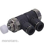 PISCO Mechanical Valve Panel Mount Type Pin Type Atmospheric Release Type