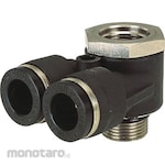 PISCO Fitting Pneumatic Main Block Air Outlet Port Universal Branch (Nepel Pneumatik)