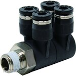 PISCO Fitting Pneumatic Tubing Double Twin Banjo (Nepel Pneumatik)
