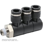 PISCO Fitting Pneumatic Tubing Triple Banjo (Nepel Pneumatik)