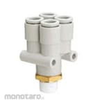 SMC Double Branch KQ2UD with Sealant Metric Size (Sambungan Y Dobel)