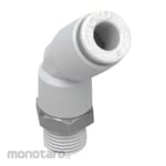 CKD Fitting Elbow Pneumatic Air Joint Single 45 Degree (Nepel Pneumatik L)