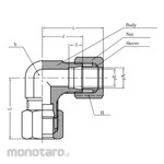 Ihara Science KLN Male Elbow B series
