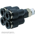 PISCO Tube Fitting Double Branch Y