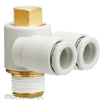 SMC Branch Universal Elbow KQ2Z without Sealant Metric Size