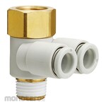 SMC Branch Universal Female Elbow KQ2ZF with Sealant Metric Size