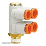 SMC Double Branch Universal Elbow KQ2ZD with Sealant Inch Size