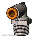 SMC Fitting Elbow Pneumatic One-touch Male (Nepel Pneumatik L)