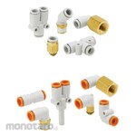 SMC One-touch Fitting KQ2L Street Elbow