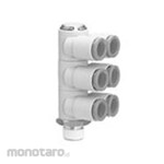 SMC Triple Branch Universal Elbow KQ2ZT with Sealant Inch Size
