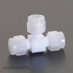 ESCO 4mm union (Tee / Fluororesin)