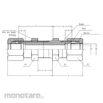 Ihara Science KSU Bulkhead Union B series