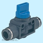 PISCO Hand Valve Union Straight 3 Way Valve